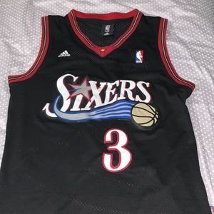 Allen Iverson black sixers jersey